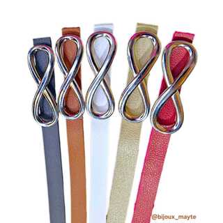 Kits de 3 Cintos Feminino Fininho 1.5cm de largura Com Fivela Prata em Oferta na Shopee