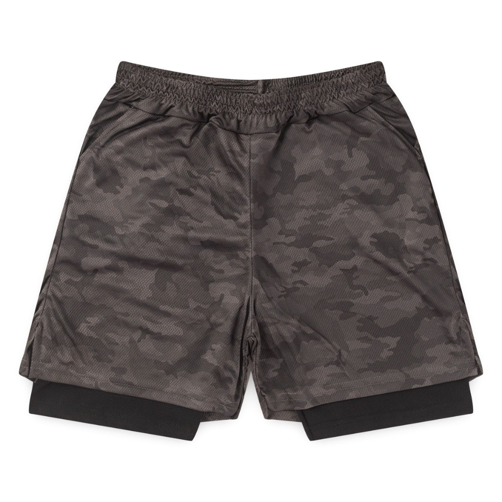 Bermuda Short Dry Fit com térmica de compressão Academia Masculino Adulto Com Ou Sem Forro Interno Crossfit Corrida