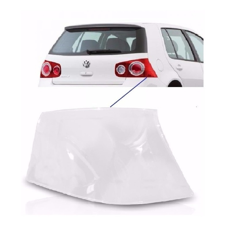 Lente Lanterna Traseira Golf Sportline Canto da Lanterna Ano 2007 à 2015