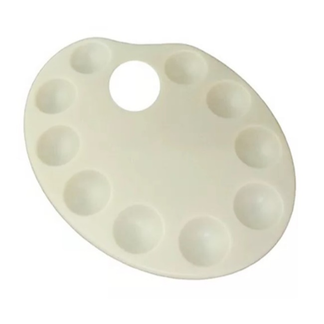Gode Paleta C/ 10 Cavidades Sinoart Pintura Profissional Sfa075