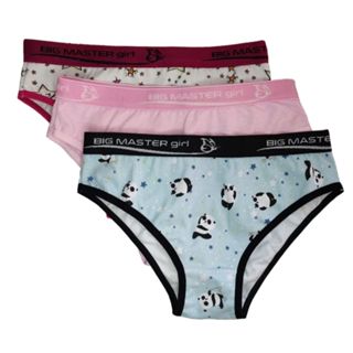 kit com 10 Calcinha juvenil e infantil de algodão BIG LOVE em Oferta na Shopee