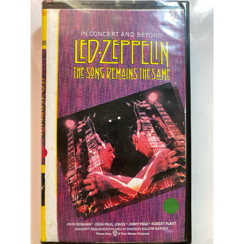 Capa da Fita VHS: Led-Zeppelin: The Song Remains the Same- In Concert and Beyond