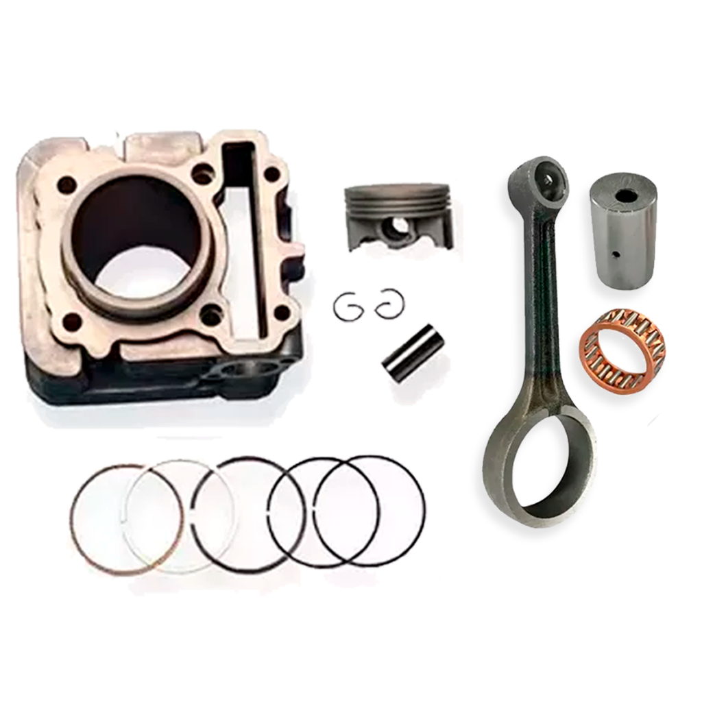 Cilindro Do Motor E Biela Completa Yamaha Neo 125 2017 2018