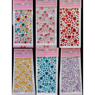 Adesivos Faciais de Cristal de Strass Cintilante - Decoração de Maquiagem de Diamante DIY, Tatuagem Acrílica Descartável em Oferta na Shopee