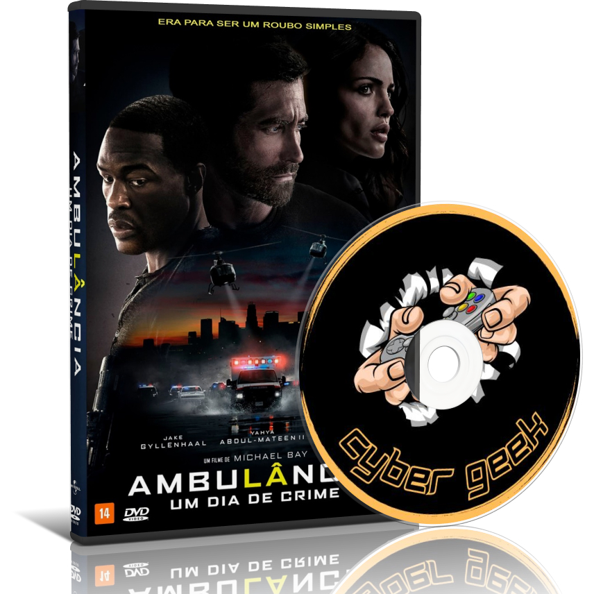 FILME - AMBULANCIA UM DIA DE CRIME (DVD AUTORADO)