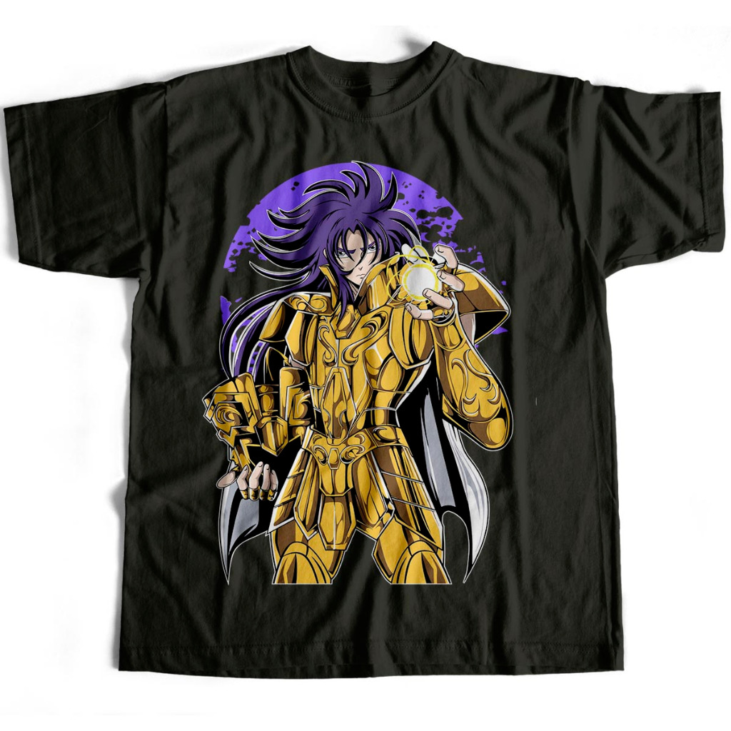 Camiseta Básica Saga de Gêmeos Cavaleiro de Ouro Cavaleiros do Zodiaco