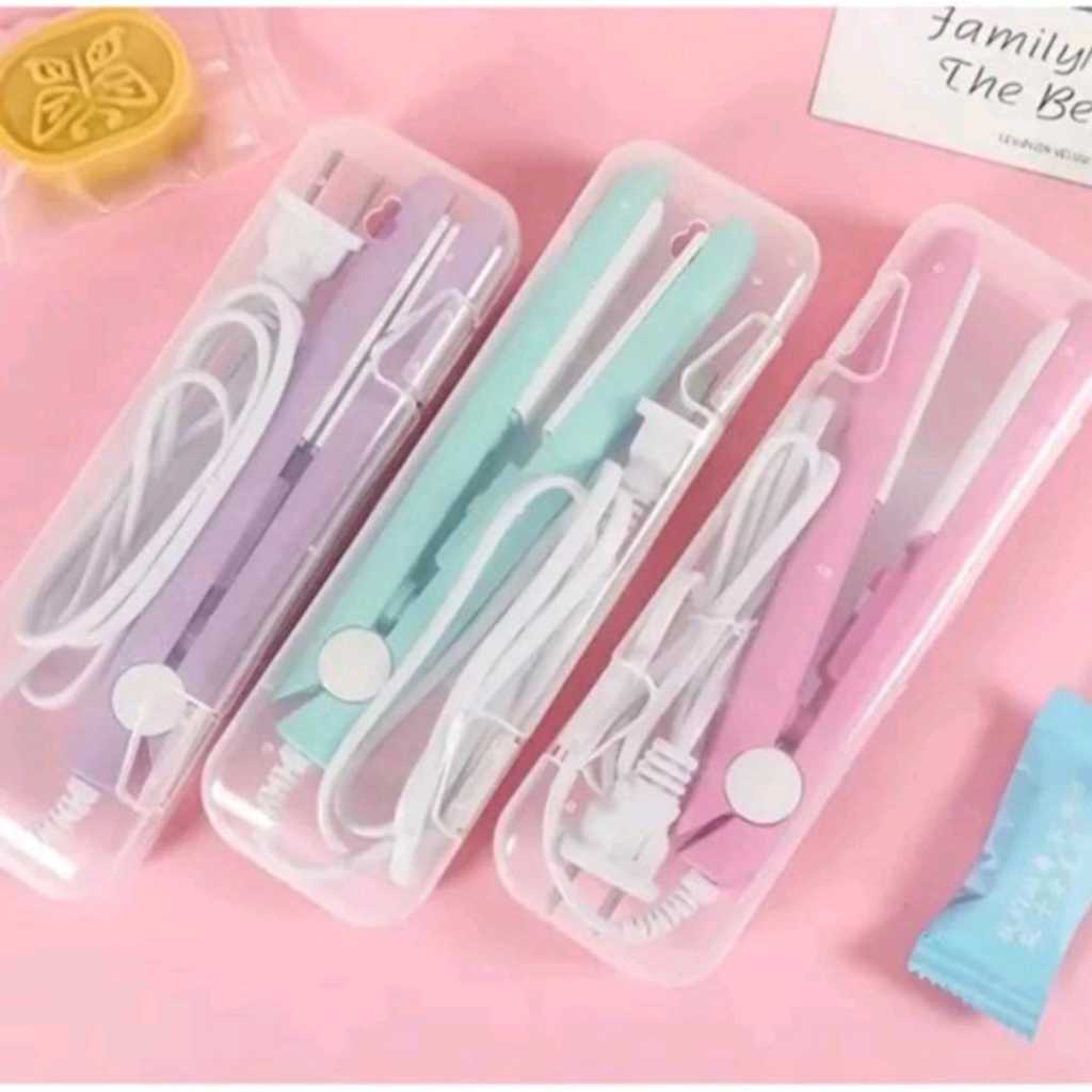 Mini Chapinha Prancha Cabelo Portátil  - Bivolt (110v/220v) Cores.