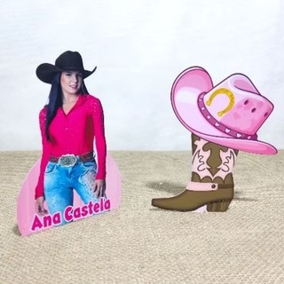 Displays de mesa da Boiadeira Ana Castela
