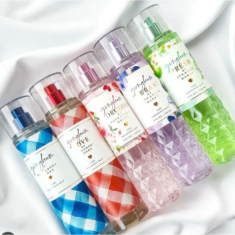 Body Splash Gingham bath & body works