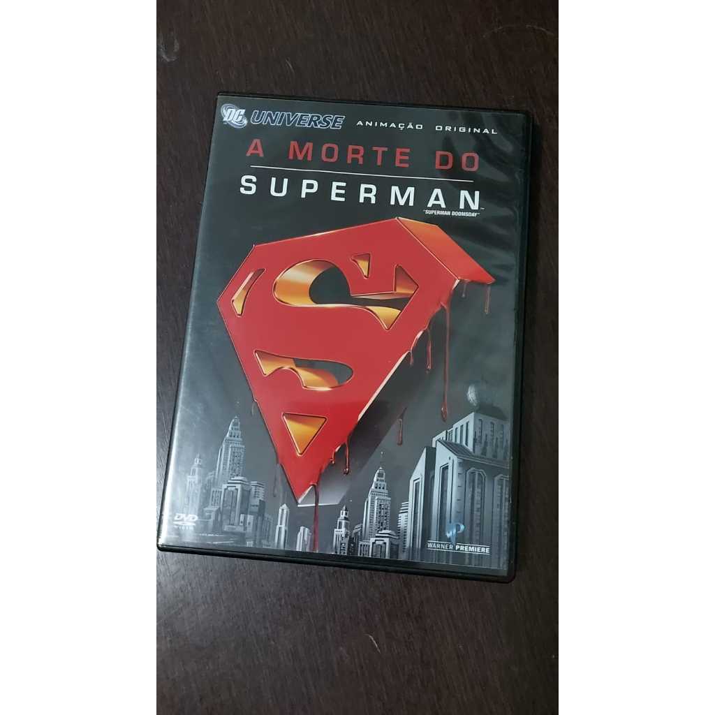 dvd a morte do superman animação