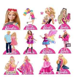 10 displays de festa de mdf  da BARBIE em Oferta na Shopee