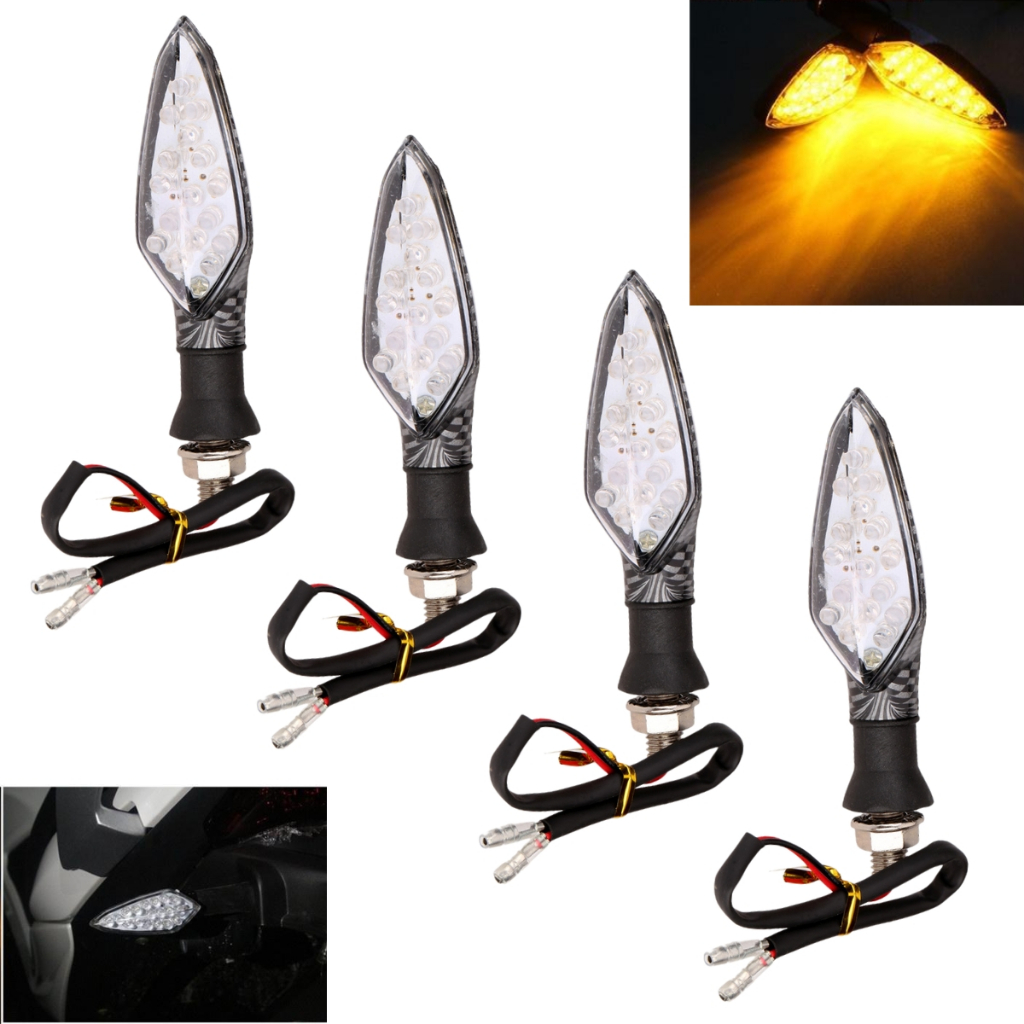 Kit Pisca Alerta Seta Para Todas as Motos Led Universal Led Ligthes