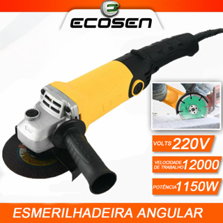220V Lixadeira Esmerilhadeira Angular 125mm 1150W Profissional em Oferta na Shopee