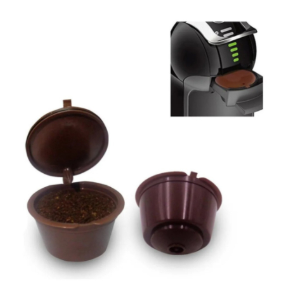 15 Capsula Reutilizável Dolce Gusto Com Filtro Da Cápsula De Café Recarregáveis Promoção