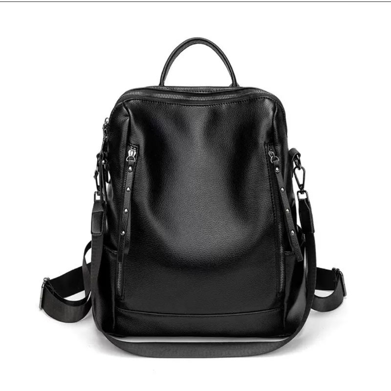 Mochila Bolsa Couro PU Feminina Alta Qualidade