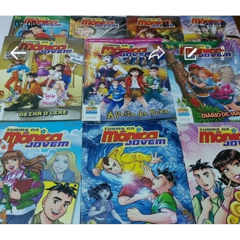 2a. SÉRIE Turma da Mônica  Jovem N. 01 ao n. 10
