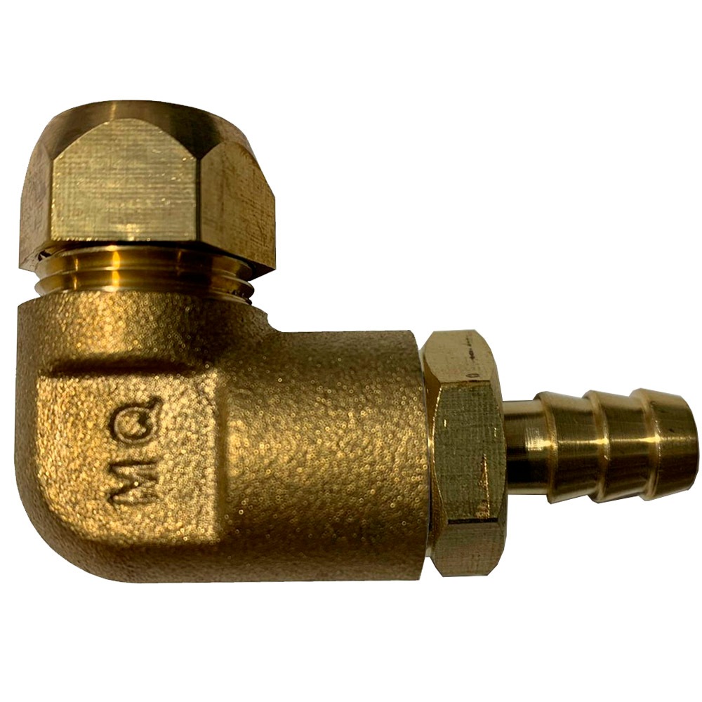 Cotovelo Adaptador Lateral Tipo Dako Para Cooktop Forno e Fogão Com Bico Comum 3/8"