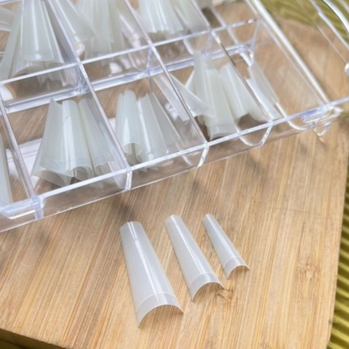 Unha Tips Bailarina curvada 100 Unidades Manicure Alongamento em Oferta na Shopee