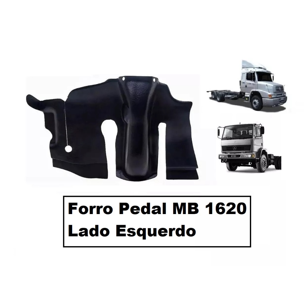 Revestimento Pedal Esquerdo Caminhão Mercedes Benz Mb 1620