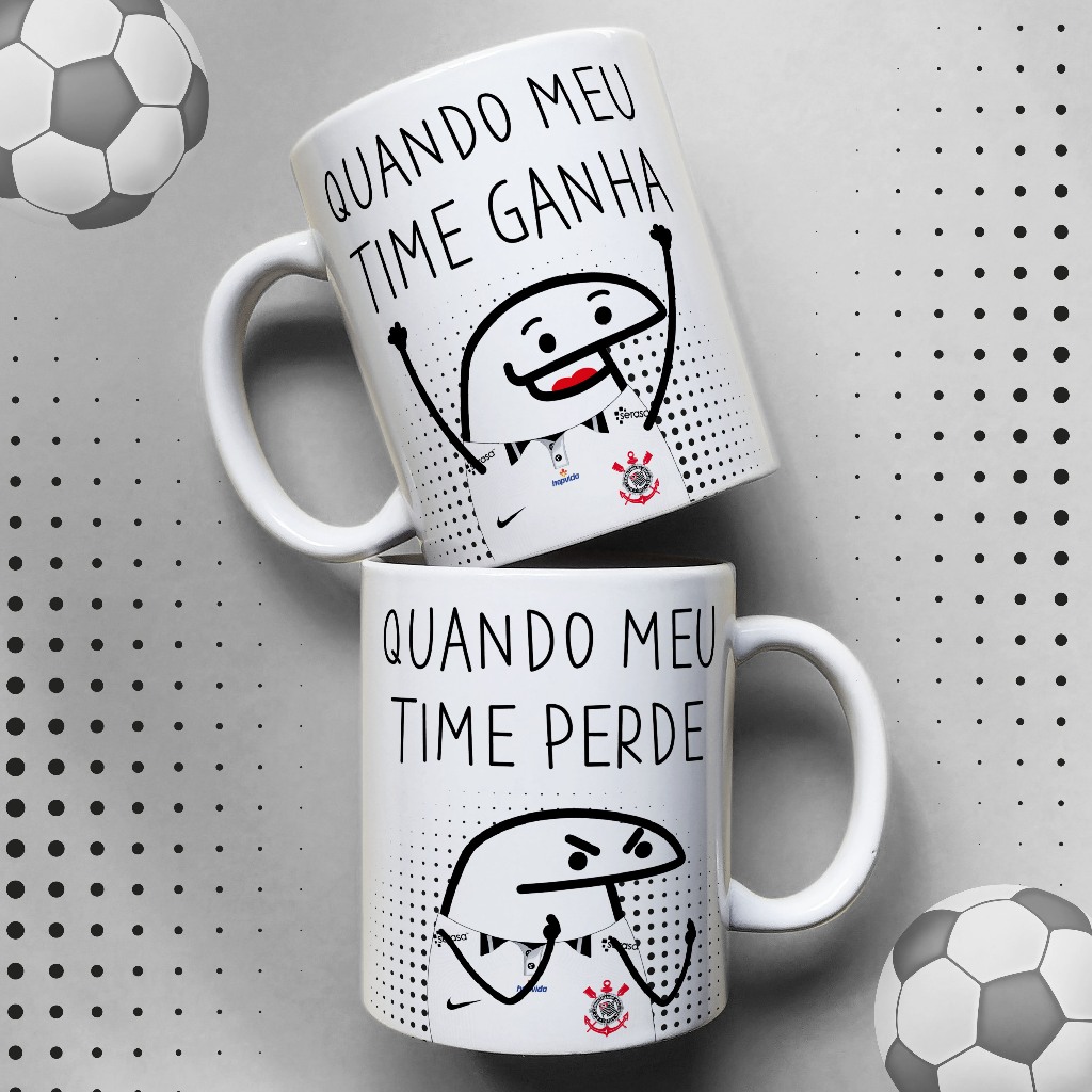 Caneca Personalizada Flork Torcedor Favorito Times