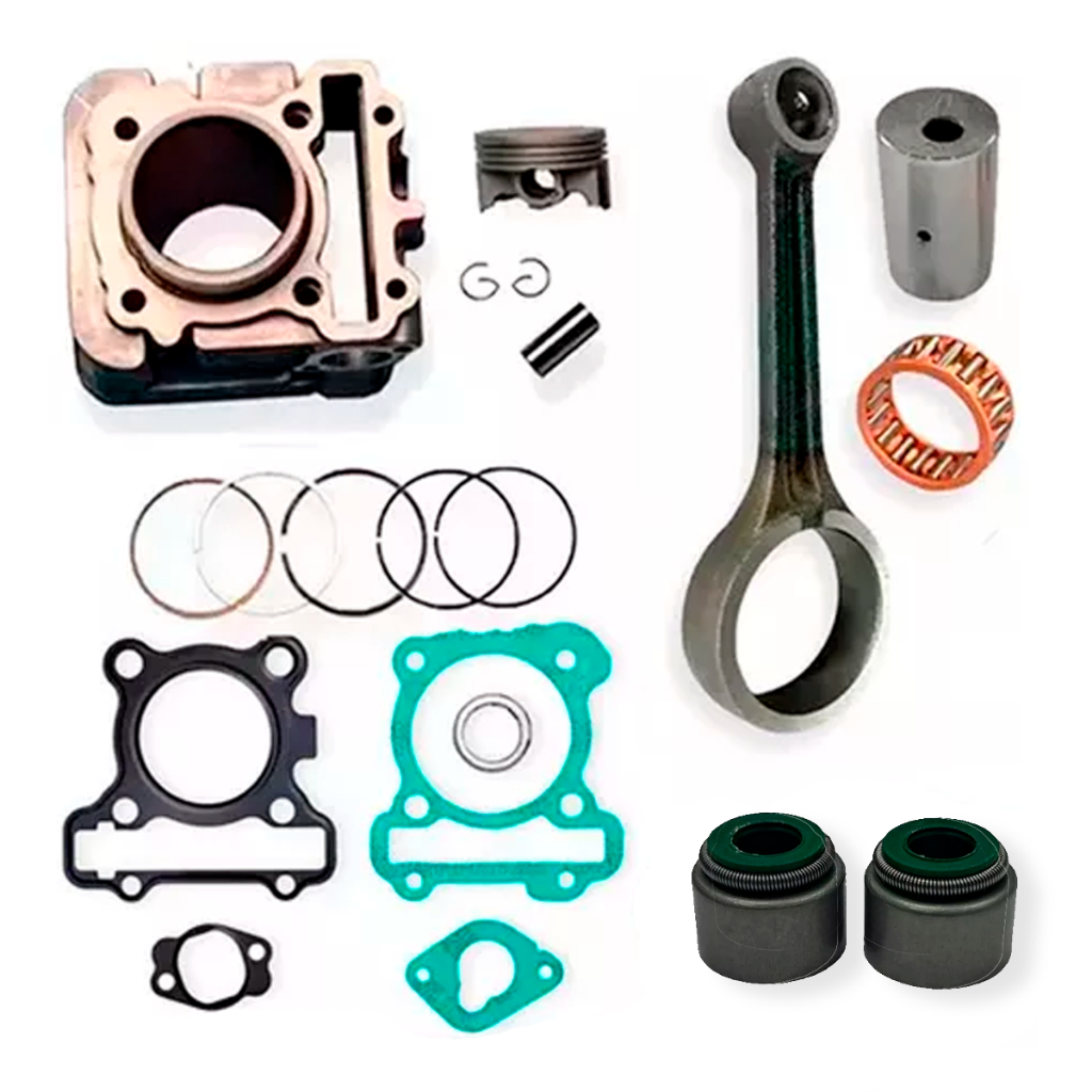 Cilindro Motor Juntas Biela Retentor Valvula Yamaha Neo 125