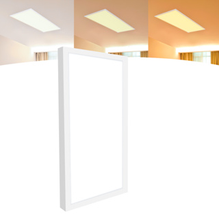 Luminária Painel Plafon Led 30x60 Sobrepor Branco Frio, Neutro ou Quente 40W em Oferta na Shopee