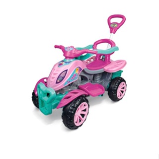 Quadriciclo Infantil Carrinho De Passeio Com Empurrador Haste Pedal Motoquinha Maral em Oferta na Shopee