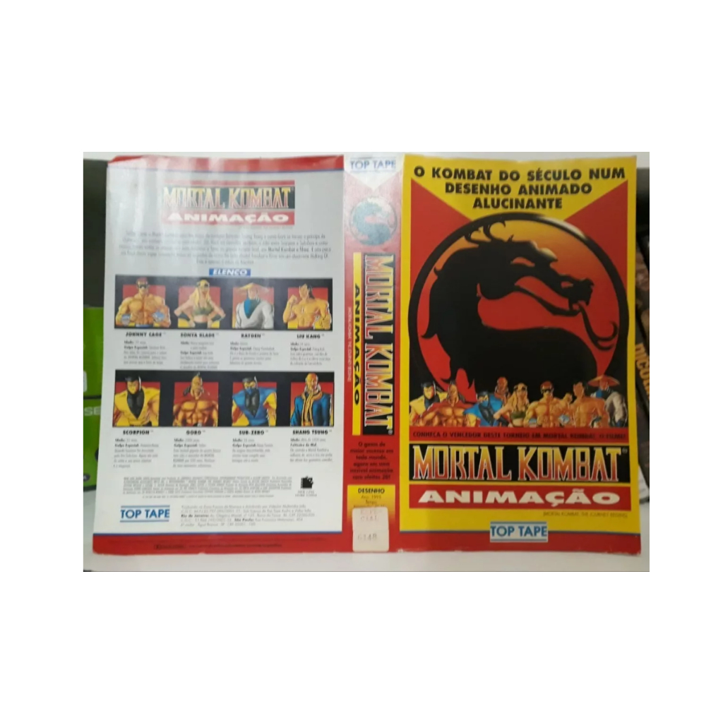 Dvd Mortal Kombat Animacao
