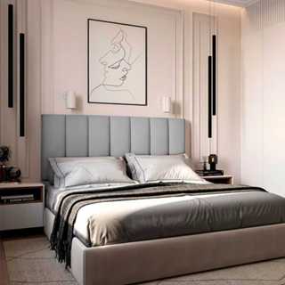 Kit Cabeceira Adesiva Estofada Em Módulos 40x20 Para Cama Solteiro Casal Queen King Box em Oferta na Shopee