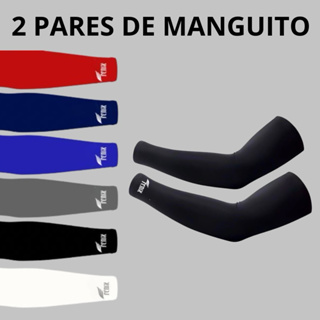 Kit 2 Pares de Manguito Proteção Solar Uv+ Mangas para Esportes Manguito vôlei em Oferta na Shopee
