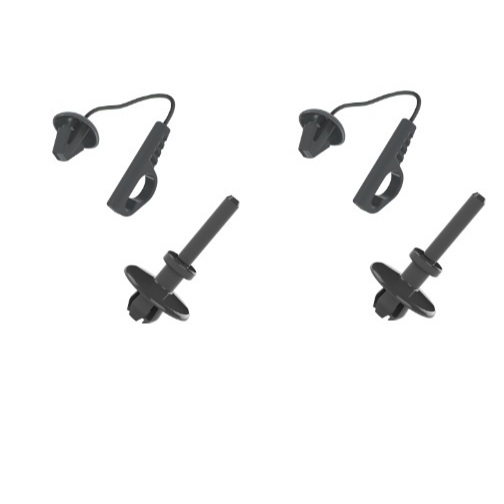 Kit c/4 pçs Do Tampão Bagagito Porta-Malas [Pino + Tirante Bagagito 260mm] • Argo  • Palio • Uno