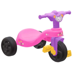 Triciclo Velotrol Motoca Infantil Pais e Filhos Carrinho de Passeio menino e menina