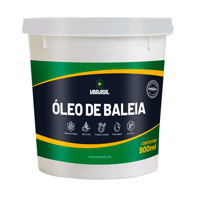 Impermeabilizante Óleo De Baleia Vbrasil Original 900ml Alto Rendimento Isolante Térmico Hidrofóbico