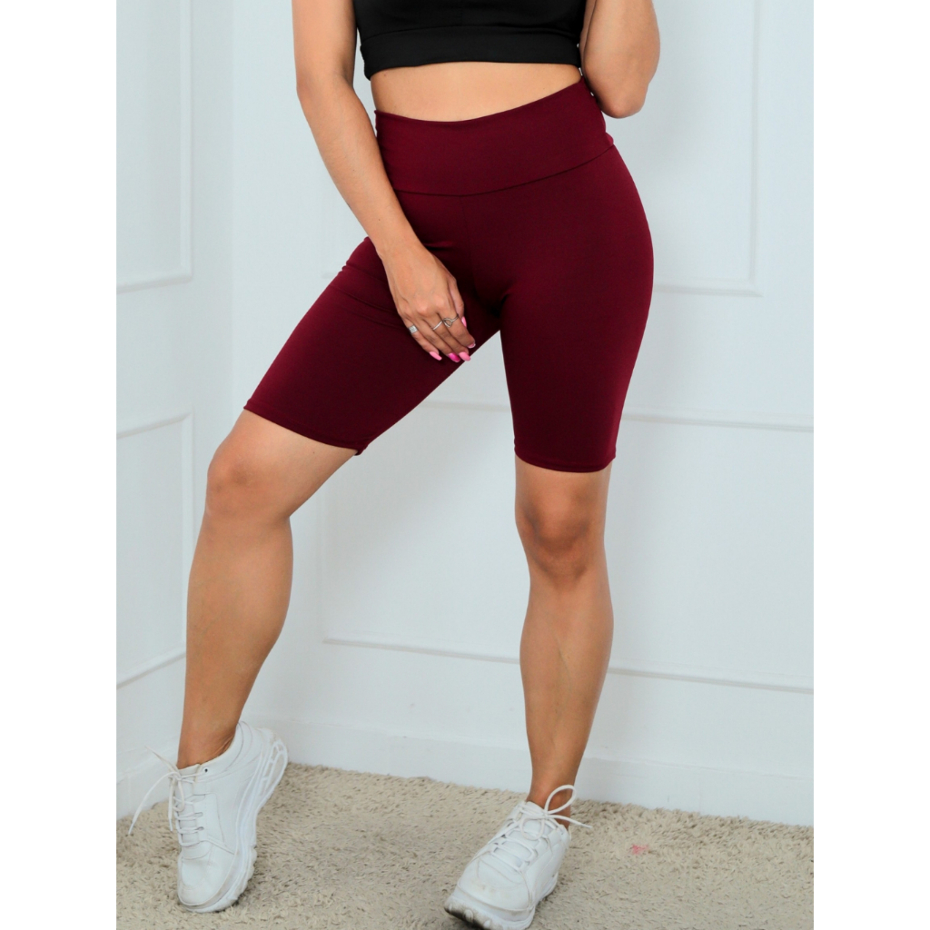 Bermudas Legging Suplex Shorts Diversas Cores