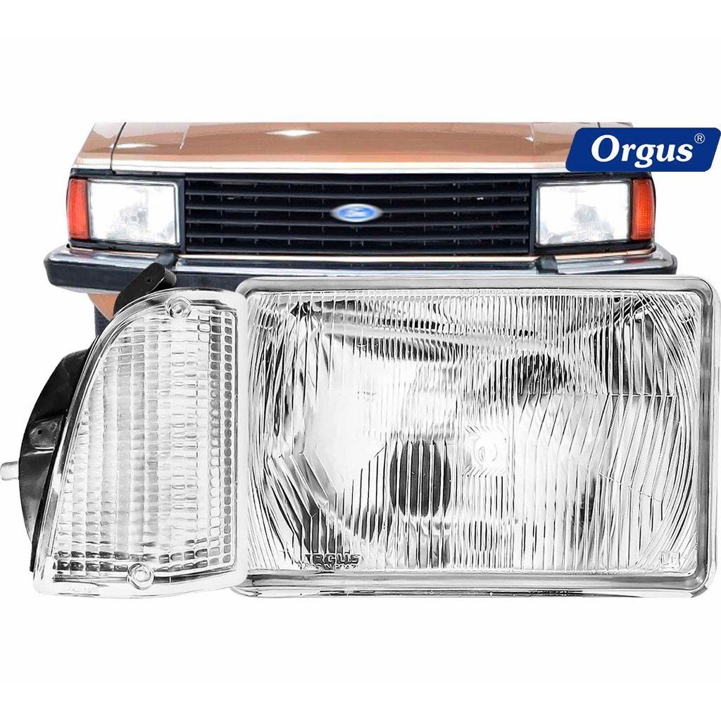 Farol Corcel II 1979 1980 1981 1982 1983 1984 Belina Pampa Original Orgus Lente Vidro e Seta Cristal