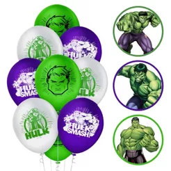 25~125 BALÃO FESTA HULK VINGADORES REDONDO 9 POL. REGINA//(CHOCO)