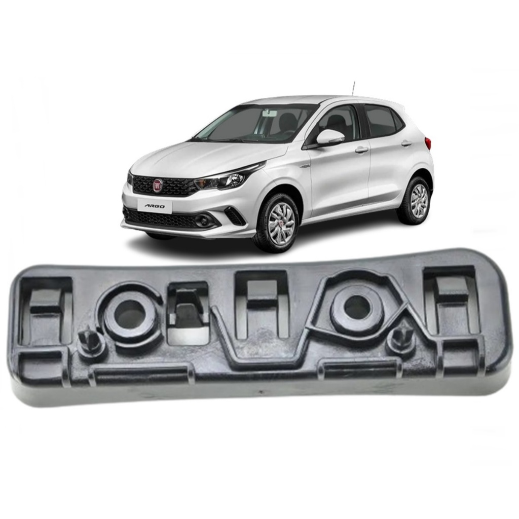 Carrinho Guia Suporte Parachoque Dianteiro Fiat Argo 17/22
