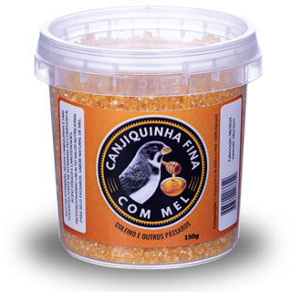 Canjiquinha Fina Com Mel Coleiro e outros Pássaros - 150g em Oferta na Shopee