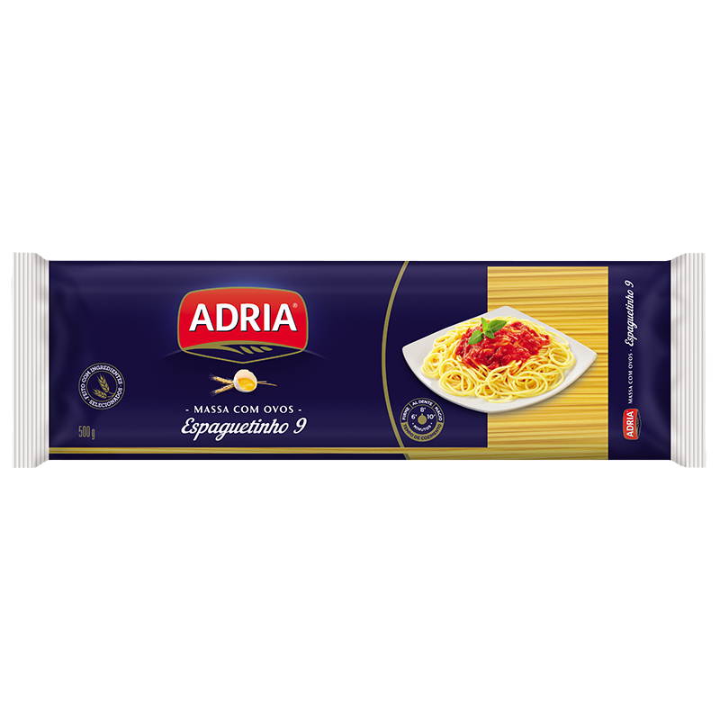 Adria Massa C/ Ovos Espaguetinho 9 500G