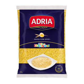 ADRIA MASSA C/ OVOS SOPA DE LETRINHAS 500G em Oferta na Shopee