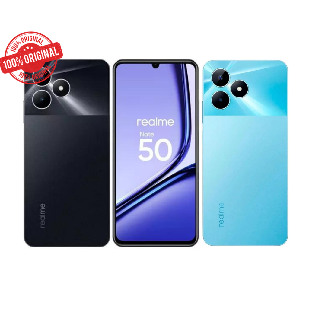 Celular Smartphone Realme Note 50 Dual Sim 64GB/128GB/256GB 4GB Ram Bateria 5000mAh Tela 6.74" +Capa