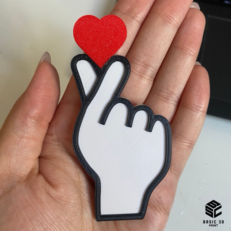 Imã geladeira mão coreana Dorama KPOP Decoração coreana Impressão 3D Dorameira Lembrancinha