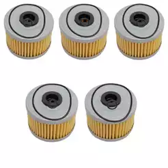 Kit 5 Filtros de Óleo Moto Cbx Twister 250 Xr 250 Tornado Cb 300 Falcon