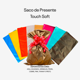 Saco de Presente Soft Touch Texturizado 50Un em Oferta na Shopee