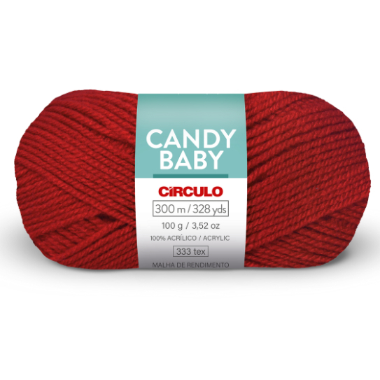 Lã Candy Baby 300m 100g Círculo - LANÇAMENTO!