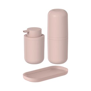 Conjunto de 3 Peças para Banheiro Bold Rosa - Ou em Oferta na Shopee