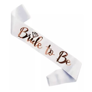 Faixa Bride to Be Noiva Dourada Rose Gold Roxo Pink despedida de solteira festa chá de lingerie em Oferta na Shopee