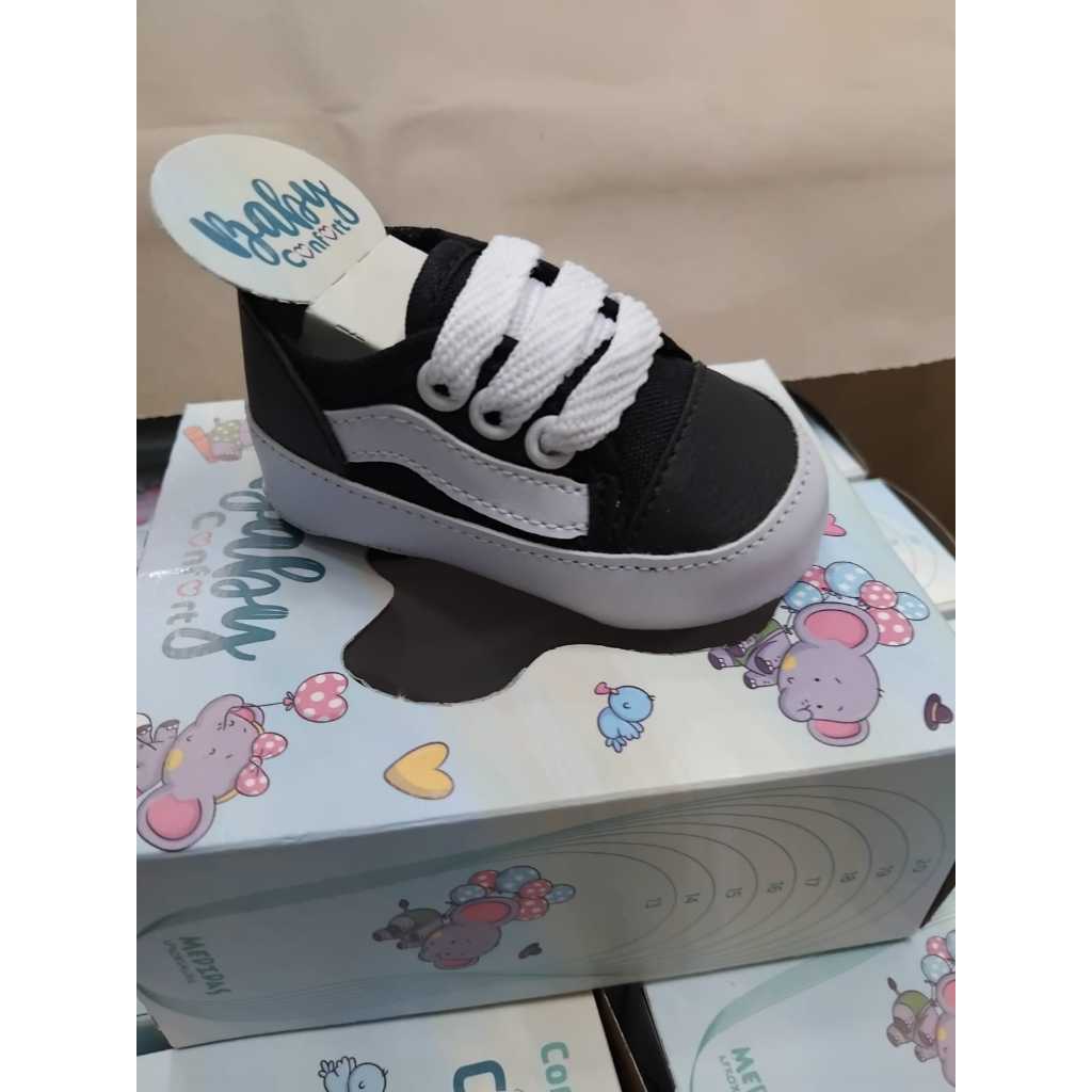 Tênis Baby Cano Baixo Estilo Vans