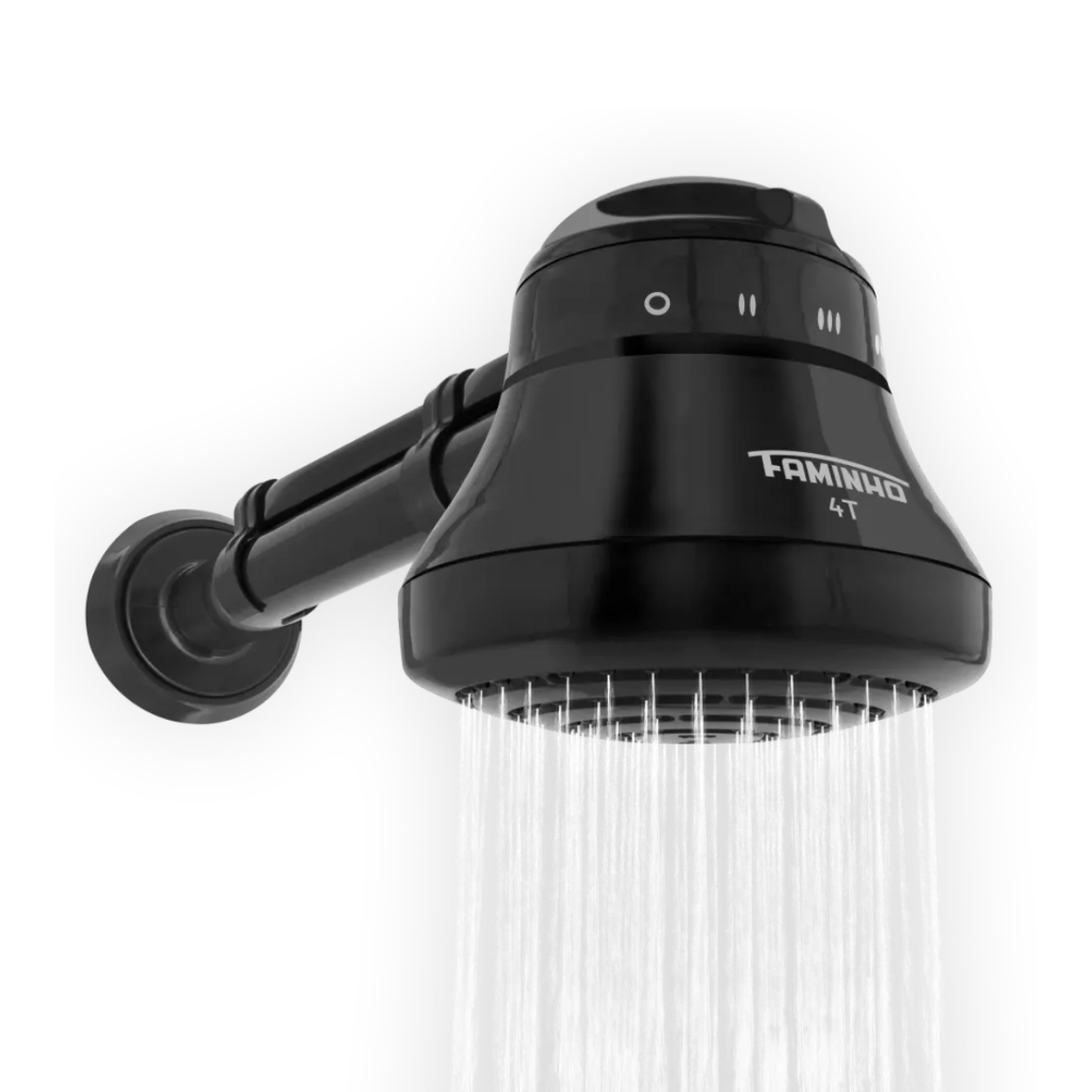 Chuveiro Elétrico Fame Ducha Faminho 4t 4215 Preto Com Cano 4t 6800w 220v Potência 6800 W