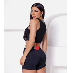shorts Feminino academia shorts curto zero transparência Fitness